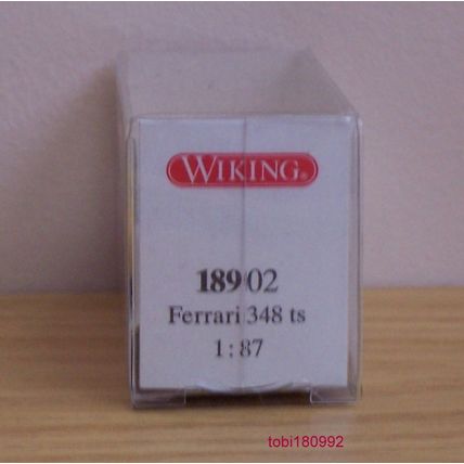 Wiking 18902 H0 1:87 Ferrari 348 ts, Yellow - Like New in Original Box