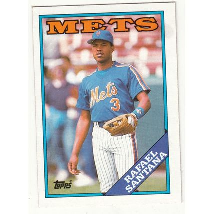 1988 Topps baseball card 233 Rafael Santana