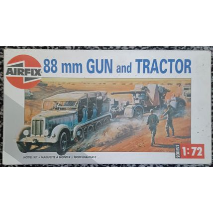 AIRFIX 88MM GUN AND TRACTOR,02303 KIT. UK FREEPOST