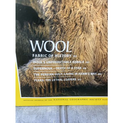National Geographic Magazine May 1988 Wool - Vintage Collectable p2