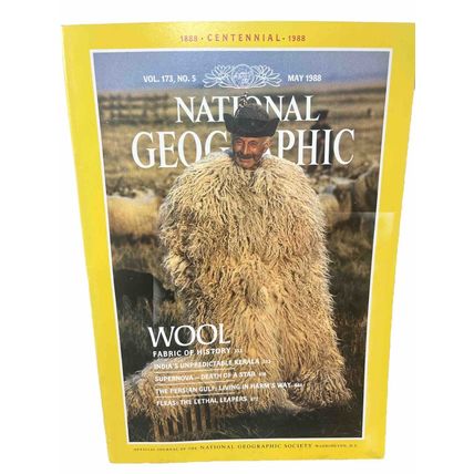 National Geographic Magazine May 1988 Wool - Vintage Collectable p2