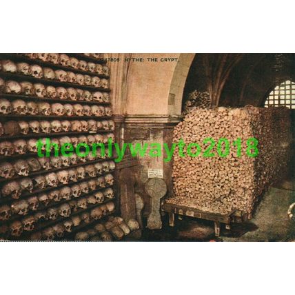 Hythe, Crypt, Kent, England, Photochrom Postcard