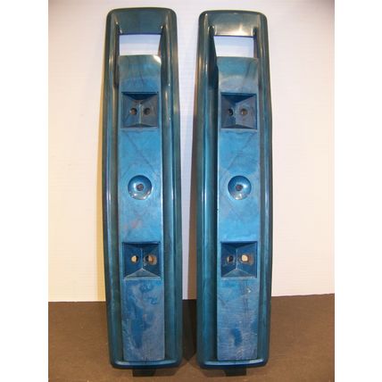 1966 1967 Chrysler Dodge Plymouth Front Armrest Bases OEM 2589584 Blue 16"