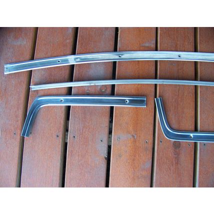 1965 DODGE CORONET 4D REAR WINDOW TRIM SET OEM 64 PLYMOUTH BELVEDERE SAVOY