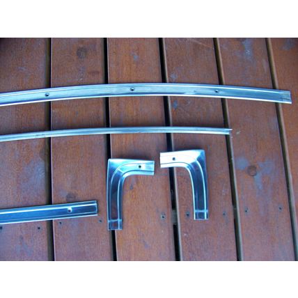1965 DODGE CORONET 4D REAR WINDOW TRIM SET OEM 64 PLYMOUTH BELVEDERE SAVOY