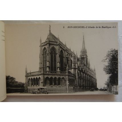 vintage Book of 20 Postcards Rouen, France