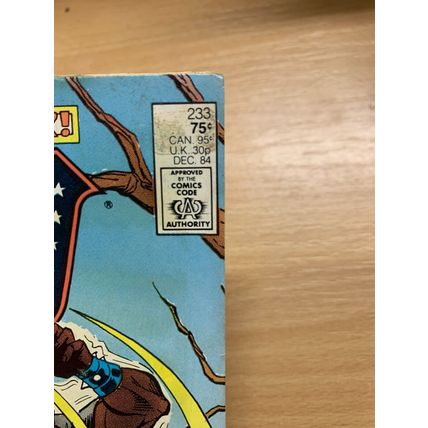 DC COMICS JUSTICE LEAGUE OF AMERICA #233 DEC 1984 (VFN+) COMIC (LL)