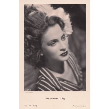 Annaliese Von Eschtruth German Movie Actress Old RPC Postcard
