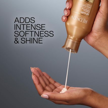 Redken All Soft Shampoo and Conditioner Set for Dry or Brittle Hair - Provides I