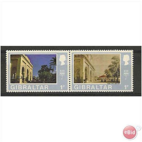 SG257/8 1p Prince George Cambridge Quarters Pair.M/Mint