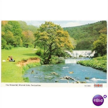 Monsal Dale, Derbyside - waterfall 1970s Dennis