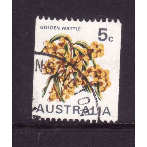 AUSTRALIA 1970 SG467 5c GOLDEN WATTLE FINE USED#