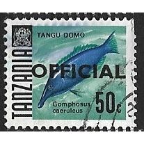 TANZANIA 1967/1971 SG O25 - fine used (o) - FISH