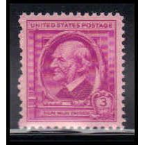 861 3c Ralph Emerson Fine MNH KA2287