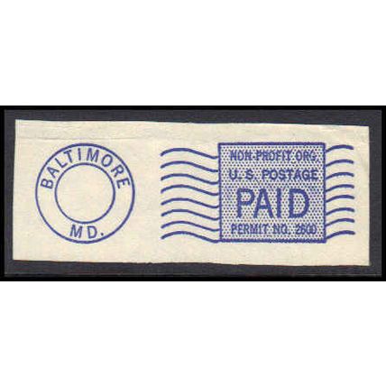 Used Revenue Permit Baltimore, MD. E0506