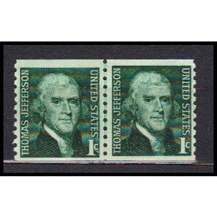 1299 1c Thomas Jefferson Fine MNH CLP KA8812