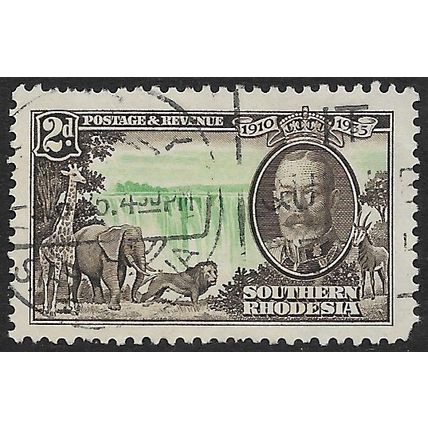 SOUTHERN RHODESIA 1935 SG 32 - fine used (o) - short corner