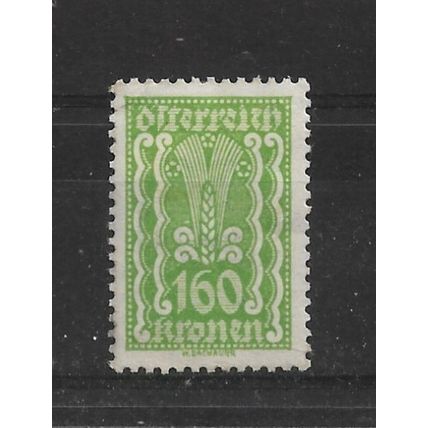 Austria.SG482 160k Ear of Corn (Green).Mounted Mint.Aug22