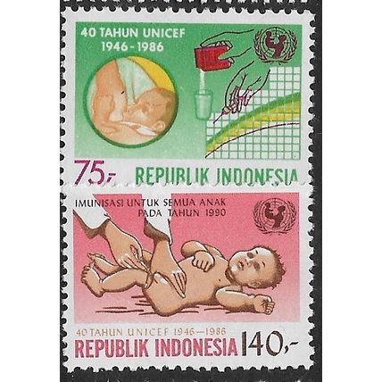 1986 Zonnebloem 1254/1255 - MNH (**)