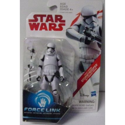 STAR WARS ' FORCE LINK ' 1st ORDER STORMTROOPER action figure