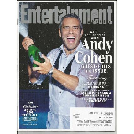 ENTERTAINMENT WEEKLY-AUGUST 14, 2015-ANDY COHEN-NEW-FAST SHIPPING