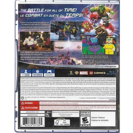 Lego Marvel Super Heros 2 Game PS4 PlayStation 4 2102994 Rated E Blu-ray Disc