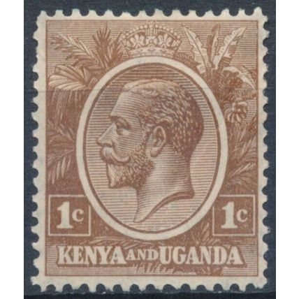 KGV: 1c - Kenya & Uganda 1922 - NM H - SG 76 (B)