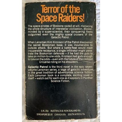 Galactic Patrol, E E 'Doc' Smith, UK pb 1972