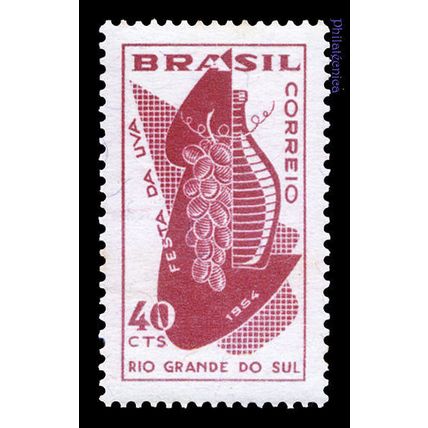 Brazil 1954 unused (mint, no gum) c1954-10