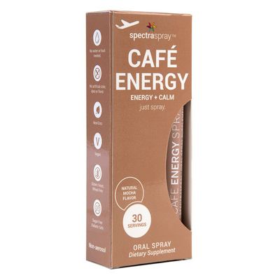 Cafe Energy Oral Spray Supplement by SpectraSpray [ ]