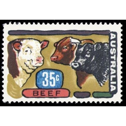 Australia 1972 35c Primary Industry Beef MLH - SG 513