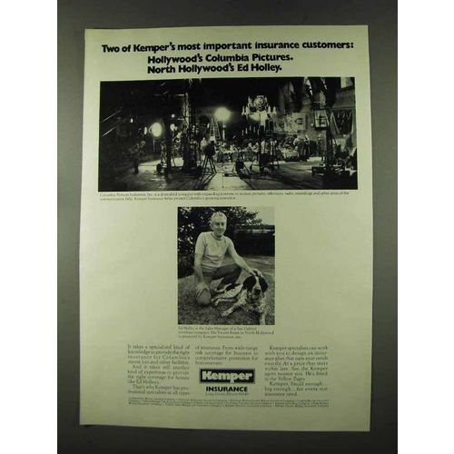 1973 Kemper Insurance Ad - Columbia Pictures