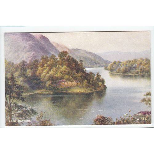 Loch Katrine Art Postcard Brian Gerald A524