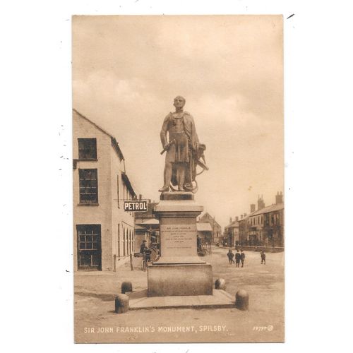 NICE PRINTED POSTCARD SIR JOHN FRANKLIN'S MONUMENT SPILSBY LINCOLNSHIRE (2462)