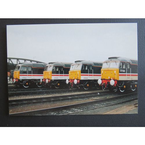 47821, 47835, 47833 & 47528 Line Up at Bristol Bath Road Postcard