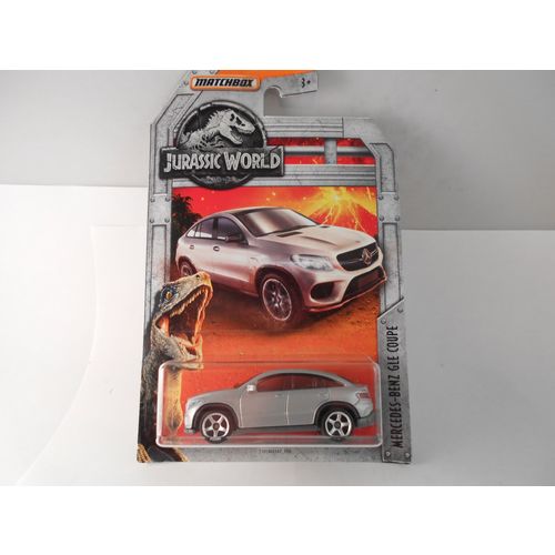 Matchbox boxed Mercedes gle coupe Jurassic world (silver) good condition