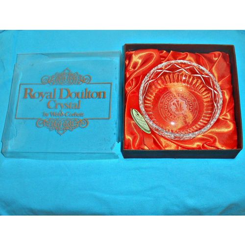 Prince Charles & Diana Wedding Commemorative Royal Doulton crystal bowl