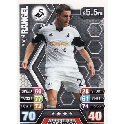 Match Attax 2013/2014 295 Angel Rangel Swansea City