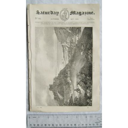 1833 The Saturday Magazine No. 84 Dover, vagrants, Lampeter, Strasburg, children