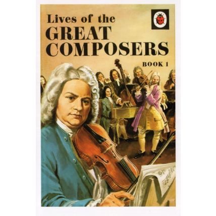 Great Composers Classical Music Ladybird 1st Edition Book Postcard
