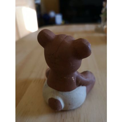 Little Ceramic Bear In A Nappy