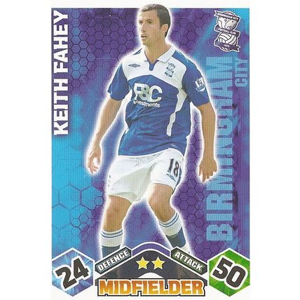 Match Attax 2009/10 Collection: Birmingham City, Midfielder - Fahey