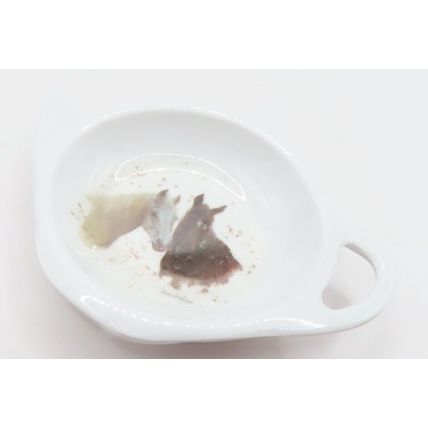 Horses Head Tea Bag Holder Melamine Tea Pot Shaped Kitchen Utensil Gift