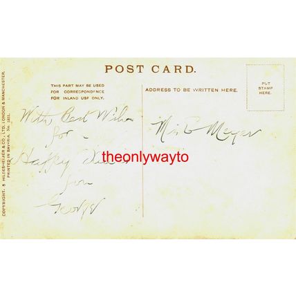 Cwmeinion, Wales, HildesheimerArt Postcard,1900s