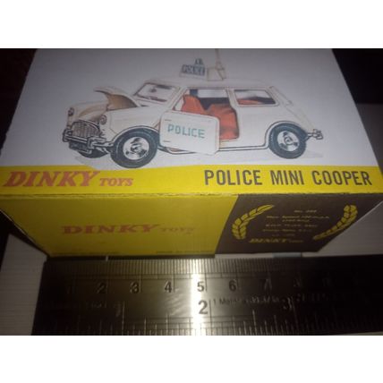 Dinky - No250 Police Mini Cooper Repro /Replica Box