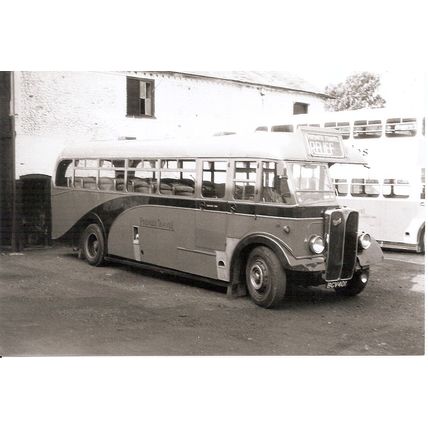 Black & White Photo of Premier Travel Ltd. - BGV 401 ex. Grey Pullman Saloons