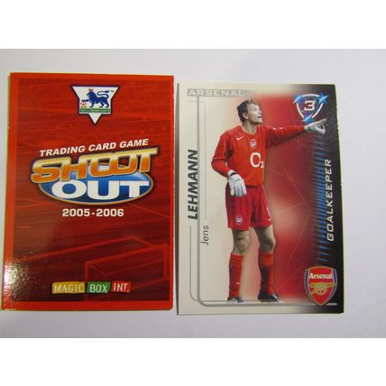 Jens Lehmann - Arsenal Shoot Out 2005 2006 Magic Box Football Card (EF1)