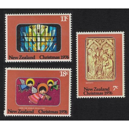 New Zealand Christmas 3v 1976 MNH SG#1129-1131