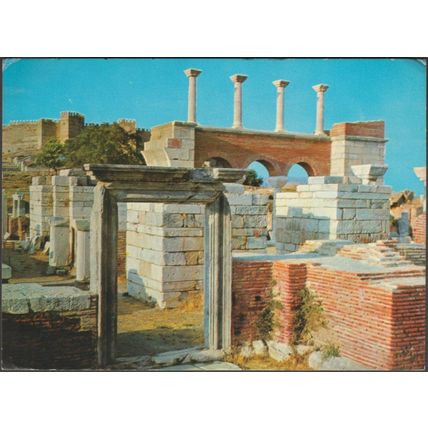 Aziz Yuhanna Kilisesi, Selçuk, İzmir, 1966 - Bella Color Kartpostal