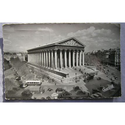 1953 postcard Paris Eglise de la Madeleine